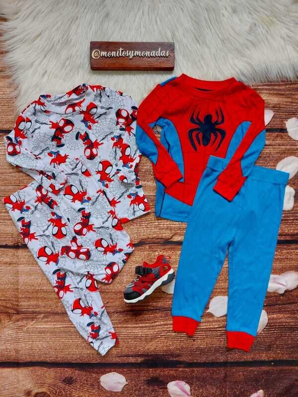 Pack 2 pijamas Spiderman, Marvel, 2T