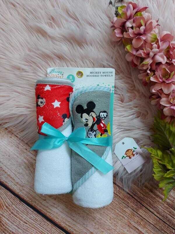 Set 2 toallas Disney Baby Mickey Mouse