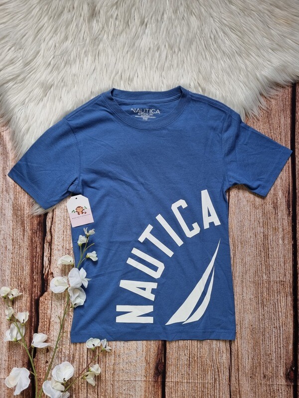 Camiseta Nautica azul, 8T