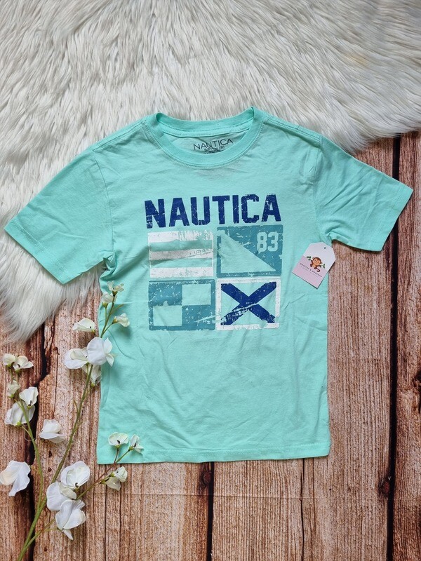 Camiseta celeste Nautica, 8T