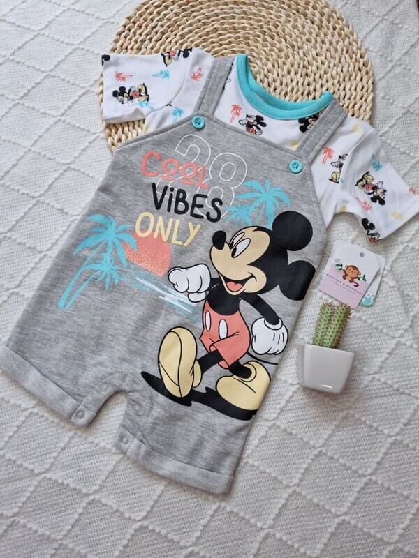 Romper Mickey Mouse + camiseta, 18 meses