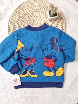 Chaqueta reversible Minnie y Mickey Mouse, 2t