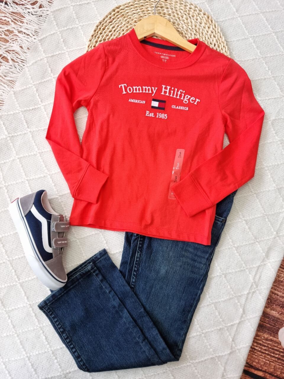 Busito Tommy Hilfiger, talla 6/7t