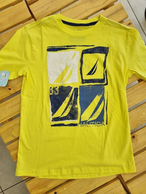 Camiseta Nautica color amarillo, 14-16 años