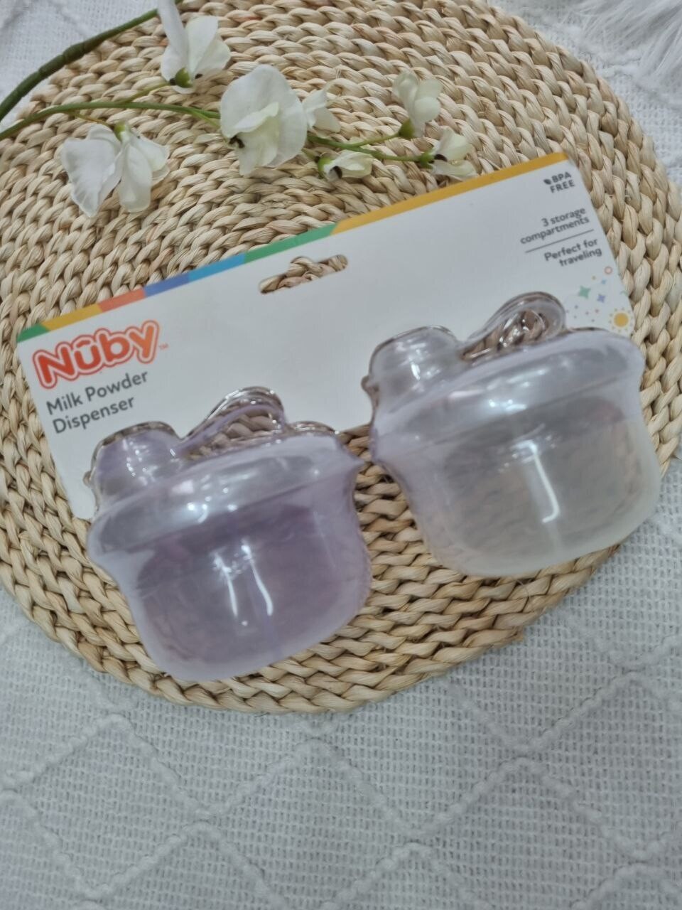 Pack 2 dispensadores de fórmula, Nuby