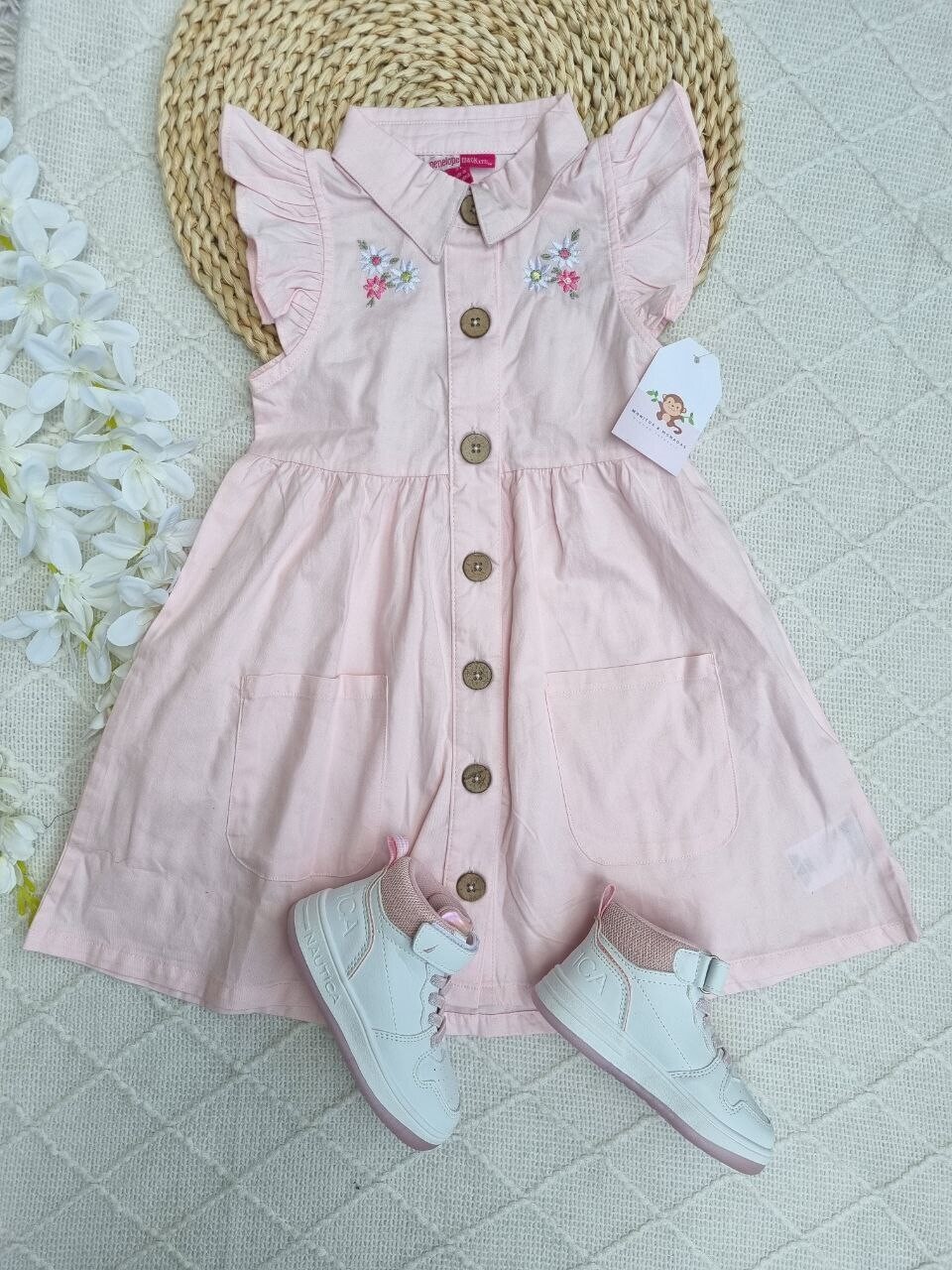 Vestido Palo rosa Penelope 3t.