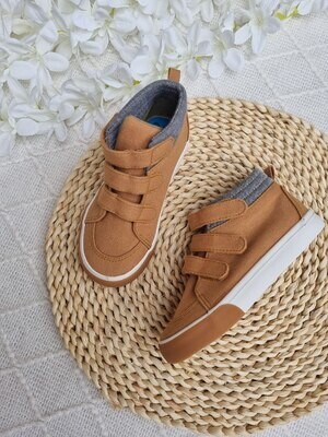 Botines camel, talla 7us (23)