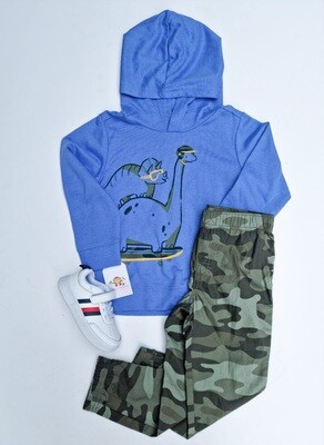 Set Carters, abrigo dino + jogger, 4 años