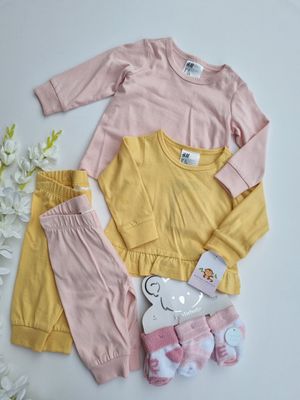 Set 2 pijamas HM,  2 a 4 meses