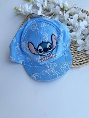 Gorrita azul diseño Stitch, 12 a 24m