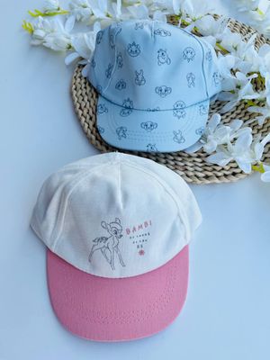 Set 2 gorritas Disney, diseño de Bambi, 6 a 12m