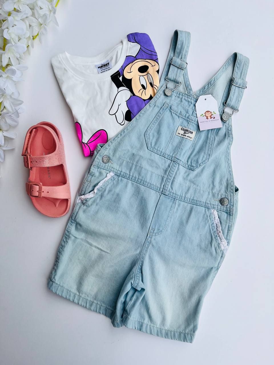 Overall jean celeste, Oshkosh, 5 años