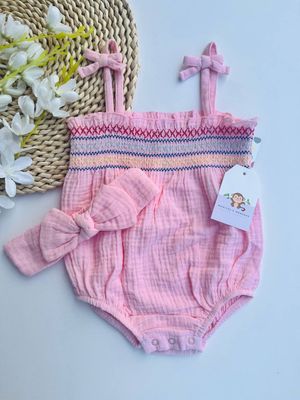 Romper Little me + cintillo, 6M