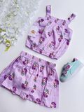 Set Carters, blusa y falda-short, 2T