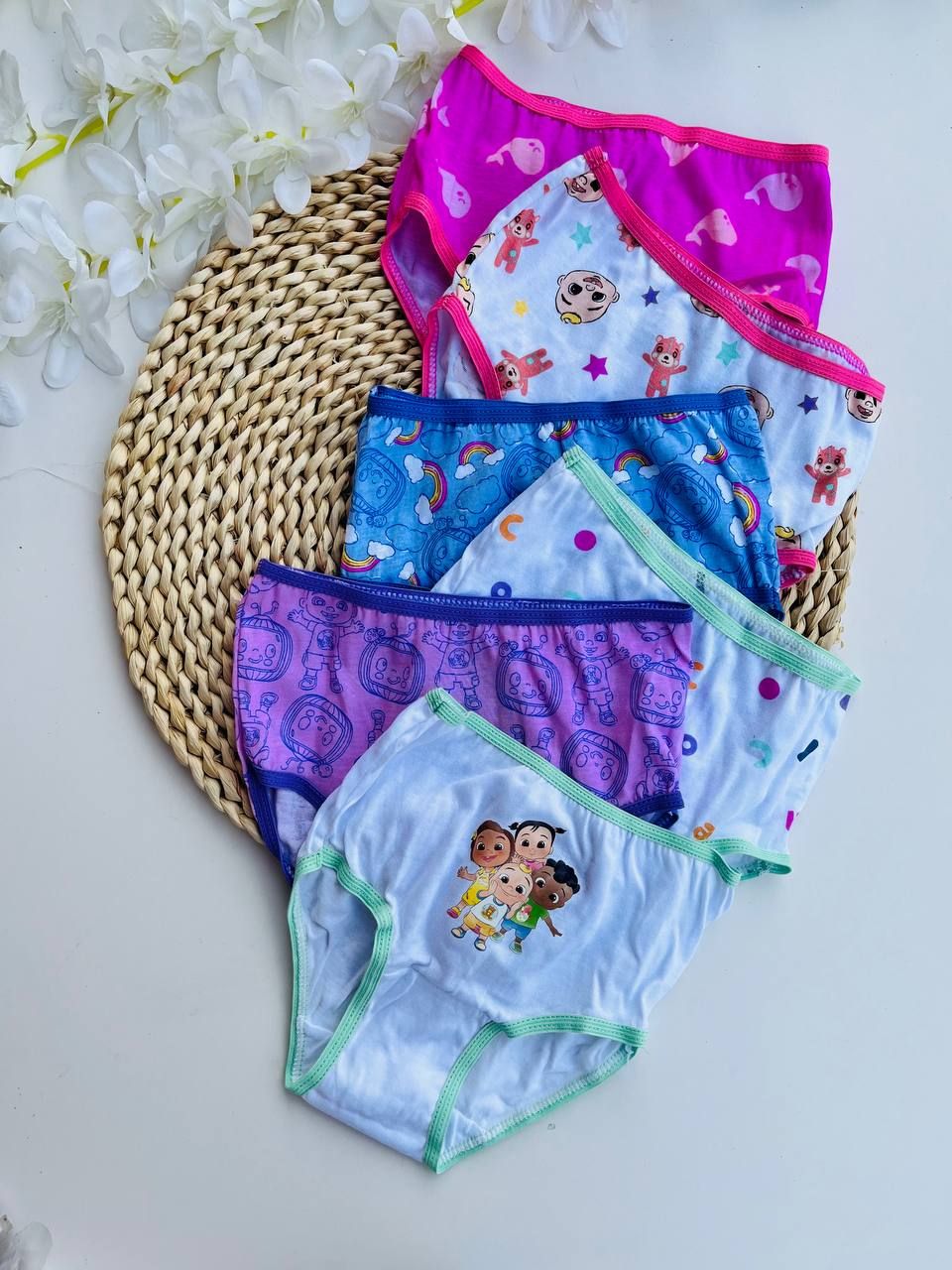 Set 6 calzoncitos COCOMELON, talla 2/3 años