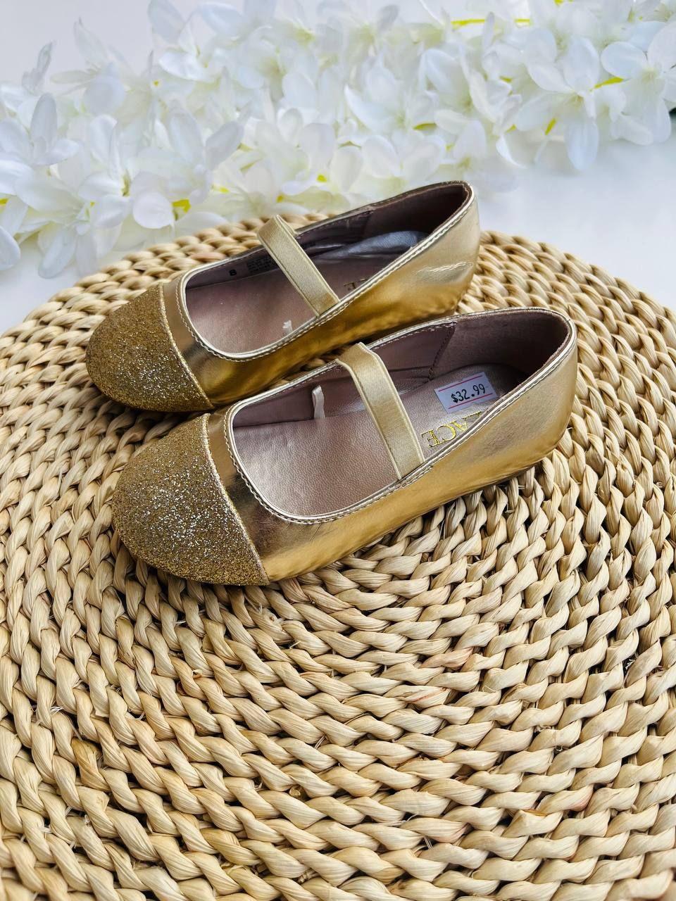 Flats para vestido, talla 8us (24) y 9us (25)
