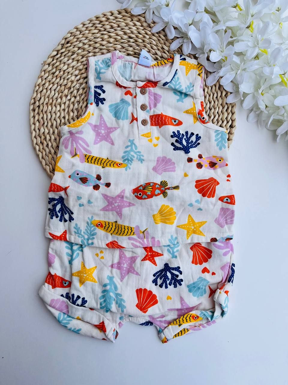 Set 2 piezas Old Navy, 9 a 12m