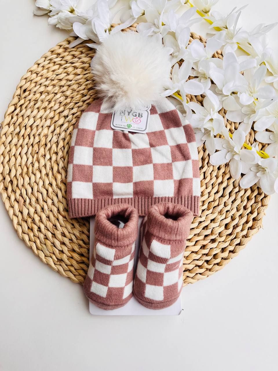 Set gorrito + mediecitas, 0 a 12m