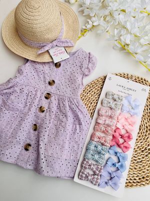 Vestido Little Lass + sombrero, 12m