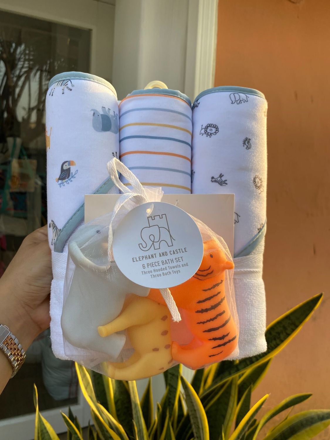 Set 3 toallas grandes + juguetes para el baño 🛁