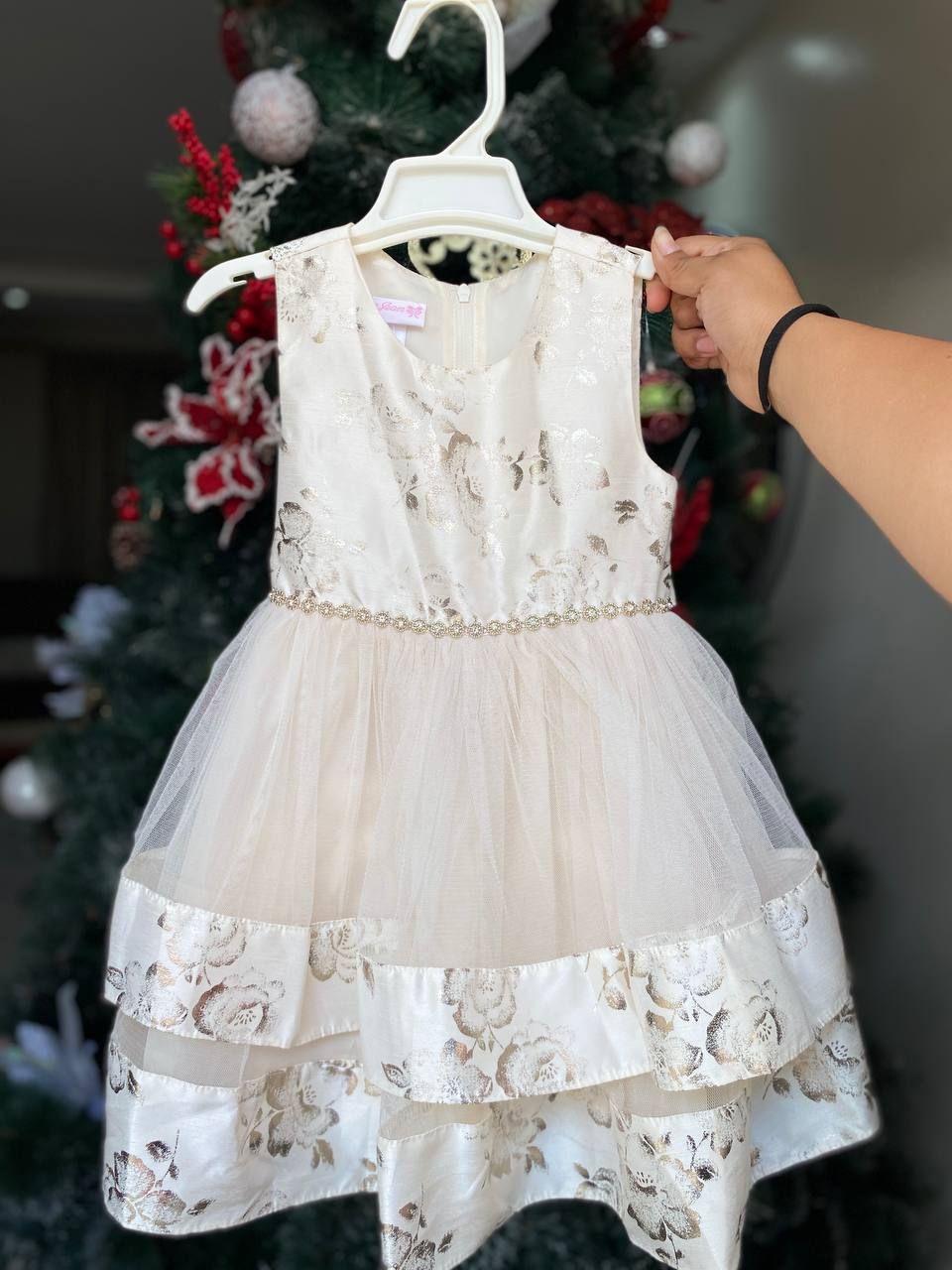 Vestido Bonnie, faldón en capas, 2 años