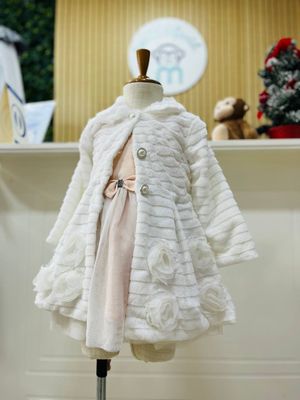 Vestido Little Lass + abrigo largo, 24m