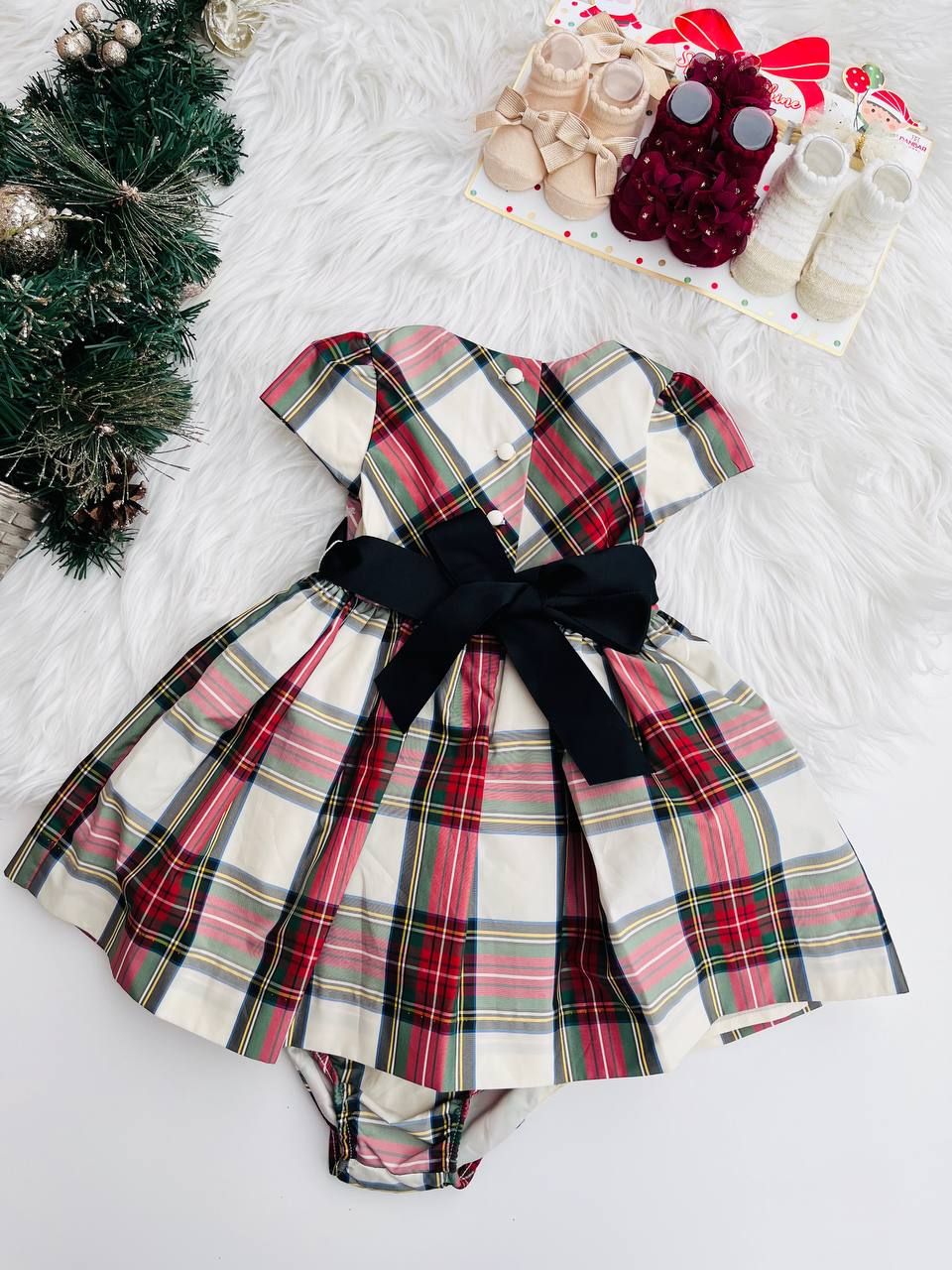 Vestido Polo Ralph Lauren, con calzoncito, 12m