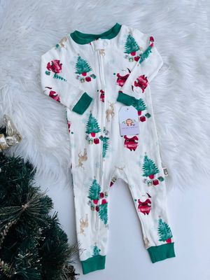 Monito blanco estampado papá Noel, Rabbit Bear, 12m