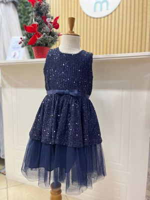 Vestido Bonnie azul, 6t