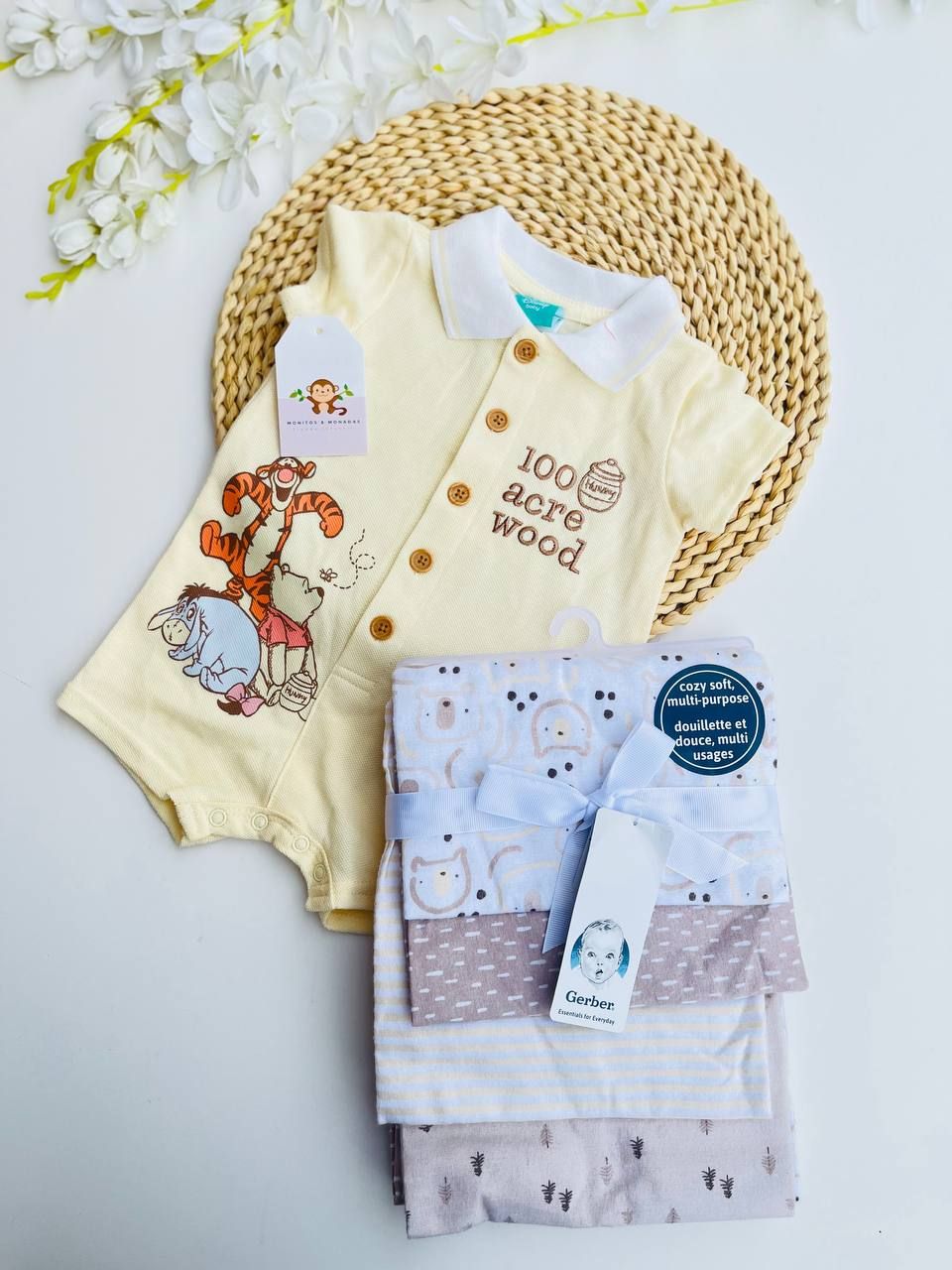 Romper Winnie, 0 a 3m