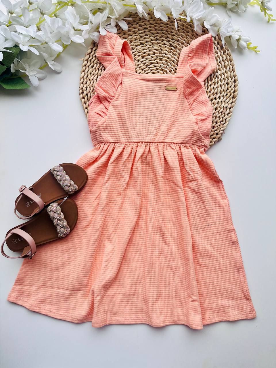 Vestido Coloritta, melón, 4t y 6t