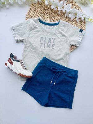 Set 2 piezas Coloritta, camiseta + short, 12m, 24m y 3t
