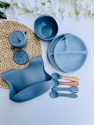 Set de alimentación 10 piezas, GRIS