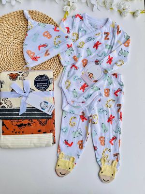 Set 3 piezas Koala baby, body + pantalón + gorrito, 3 a 6m
