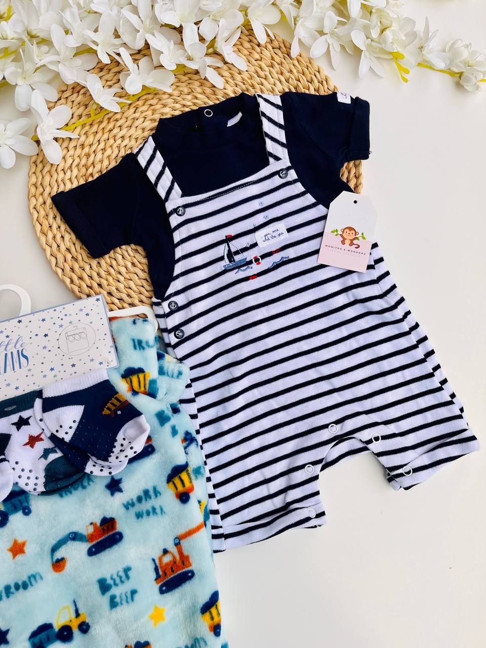 Romper marinero + camiseta, 3 a 6m