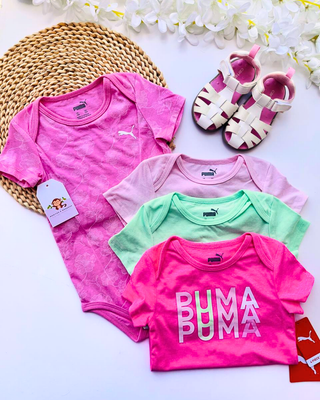 Set 4 bodys Puma, 18m