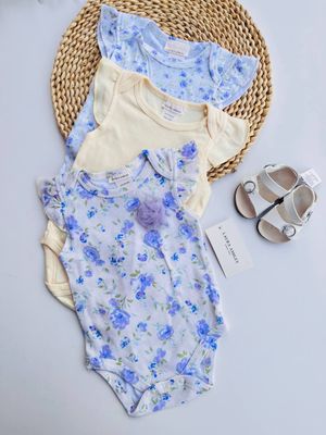 Set 3 bodys Laura Ashley, 6 a 9m