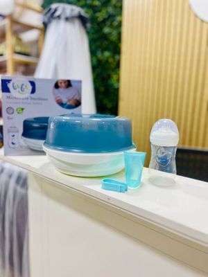 Esterilizador de microondas + biberón
