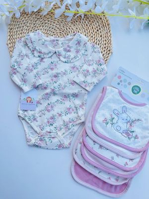 Body manga larga, 0 a 3m