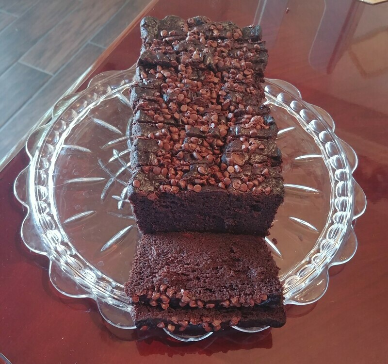 Banana/Avocado Double Chocolate Cake