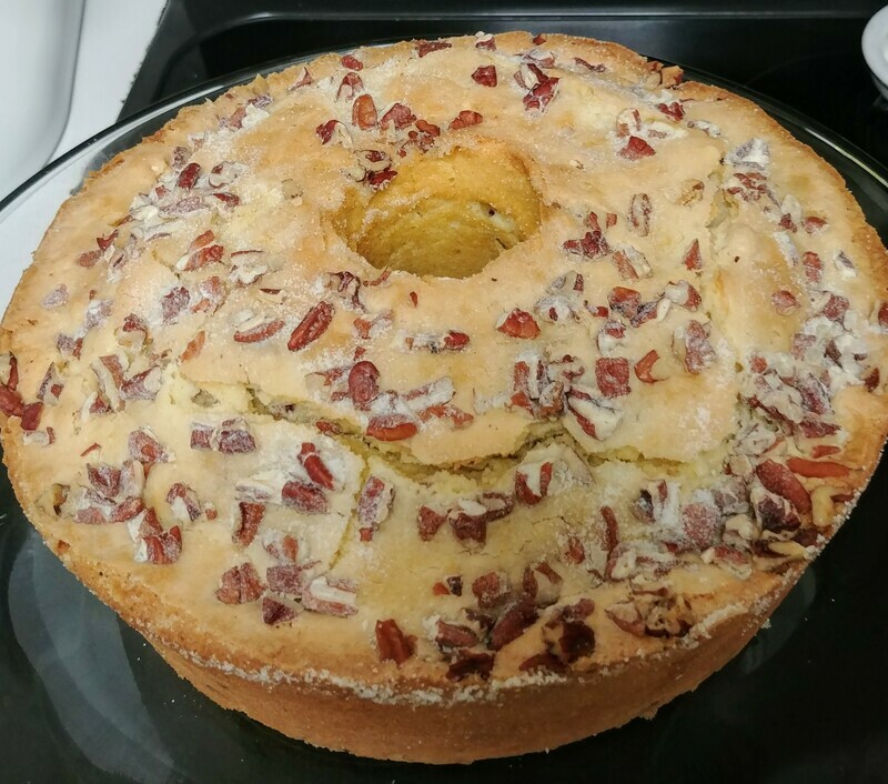 Southern Pecan Pound Cake