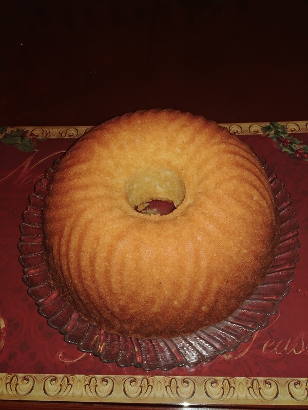 8&quot; Eggnog Buttered Rum Cake