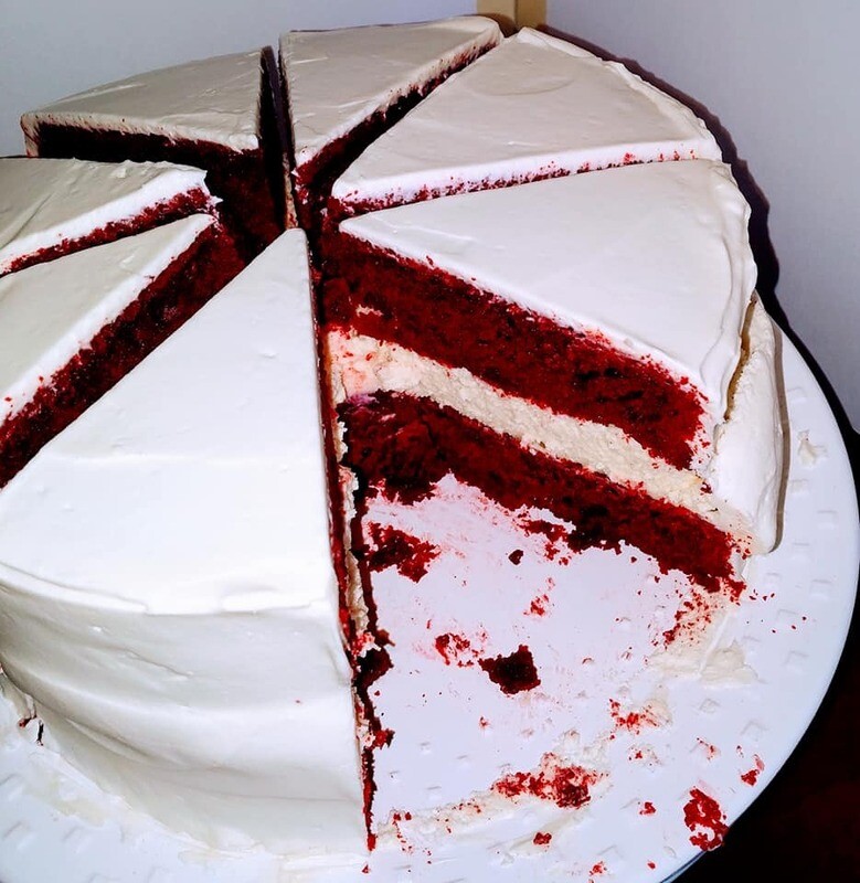 Red Velvet Cheesecake Cake
