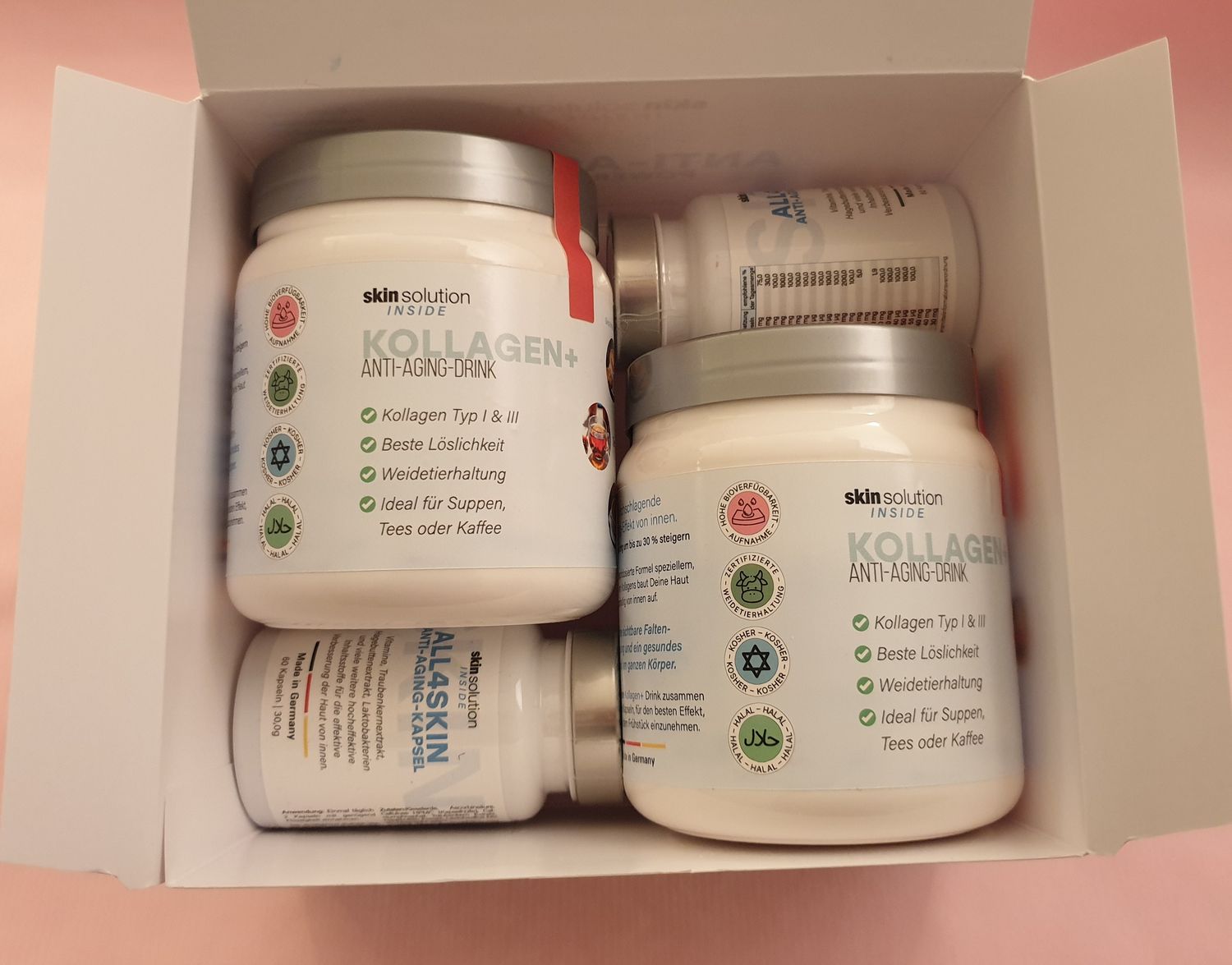 Trinkkollagen &amp; Vitamine| Anti-Aging Power Kur | 2 Monate