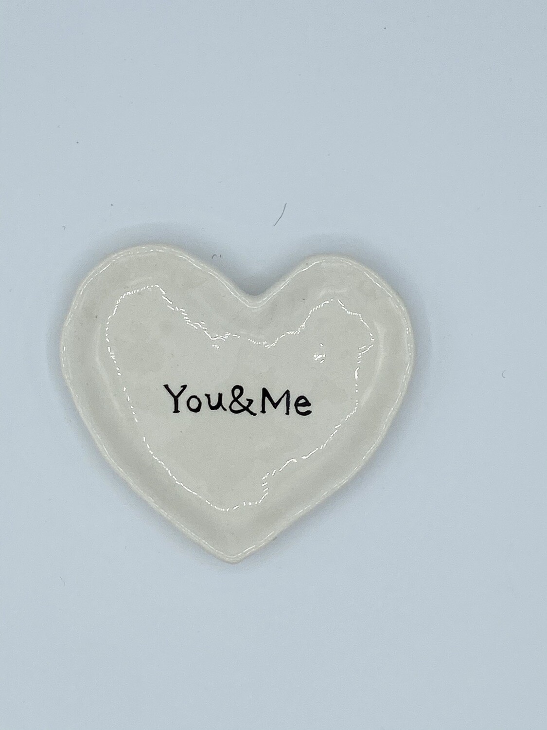 HK9937 You &amp; Me Heart Dish
