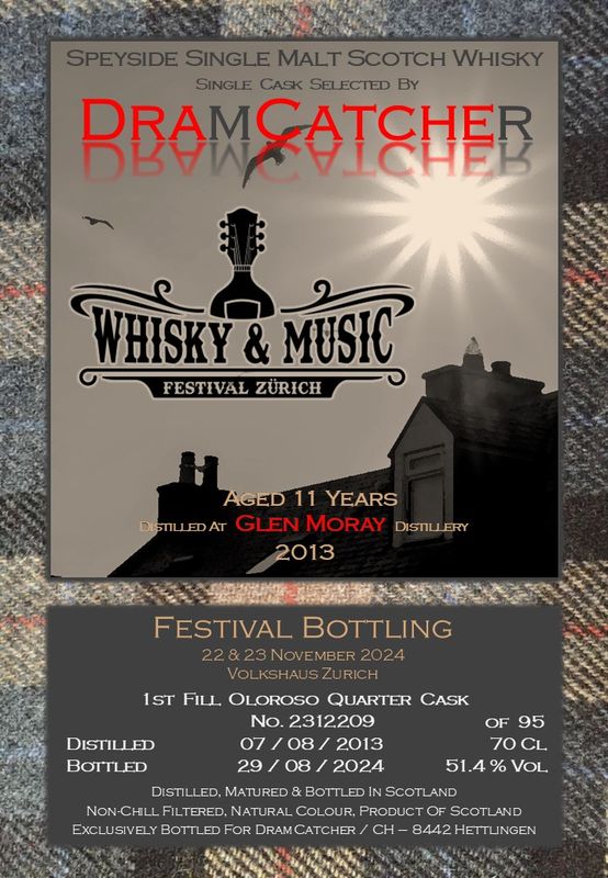 Glen Moray 2013 / 11yo / W&M Festival Zürich Nov.24'