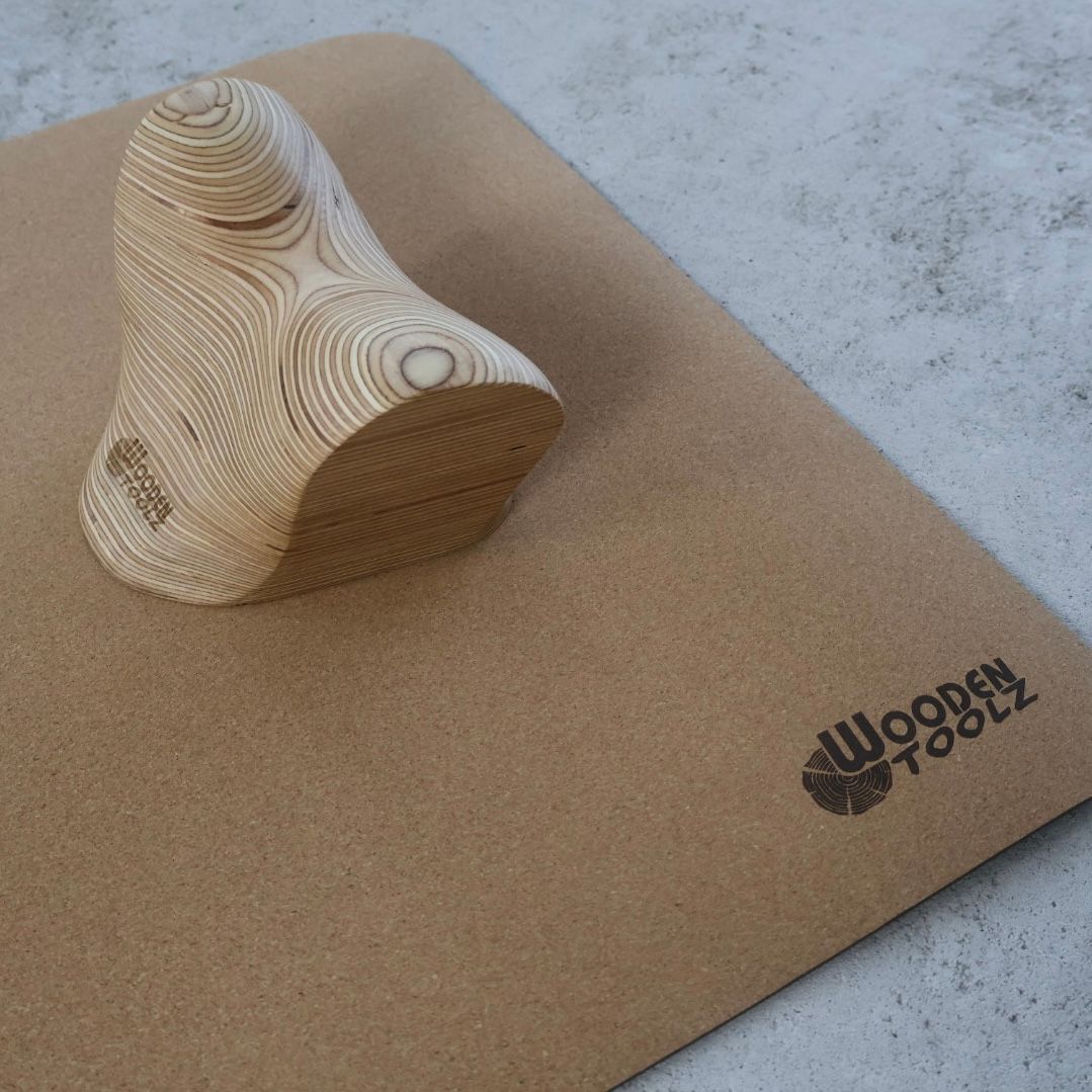 Wooden Toolz Kork Yoga-Matte Nature Line