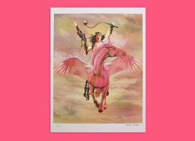 PERSEUS / Riso prints of Moon Patrol