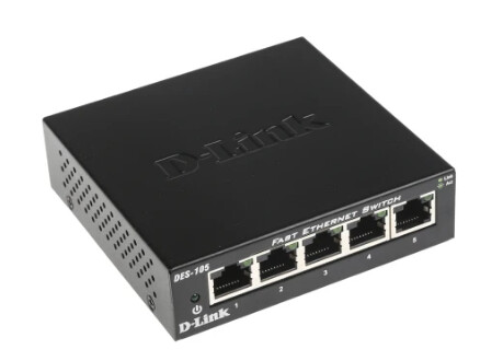 5 Port Hub & 2 x 1m Lan cables to extend your Network