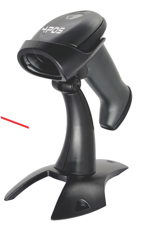 4POS 1D &amp; 2D (QR) USB Laser Scanner